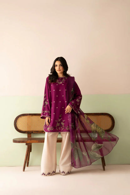 MP1207 - Baroque - Summer-3PC Lawn Embroidered Suit
