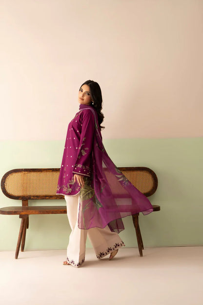 MP1207 - Baroque - Summer-3PC Lawn Embroidered Suit