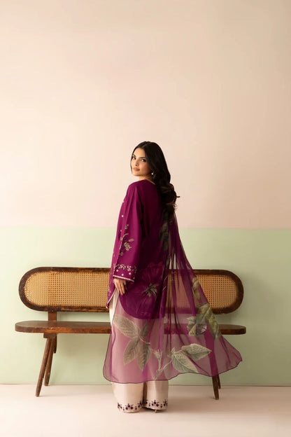 MP1207 - Baroque - Summer-3PC Lawn Embroidered Suit