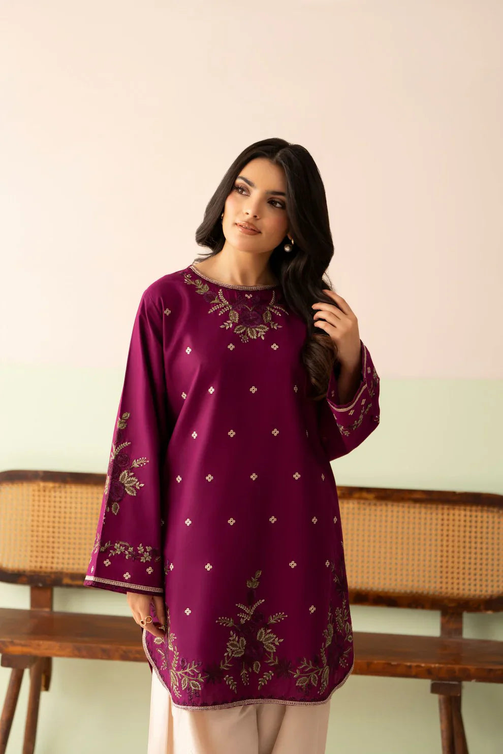 MP1207 - Baroque - Summer-3PC Lawn Embroidered Suit