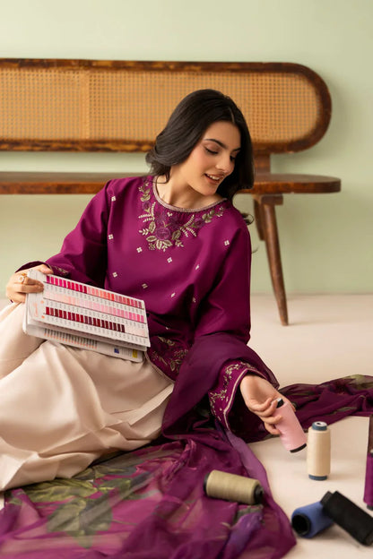 MP1207 - Baroque - Summer-3PC Lawn Embroidered Suit
