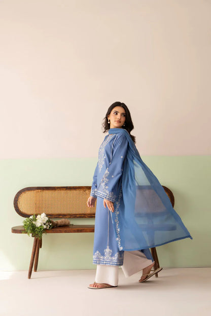 MP1206 - Cross Stitch - Summer-3PC Lawn Embroidered Suit