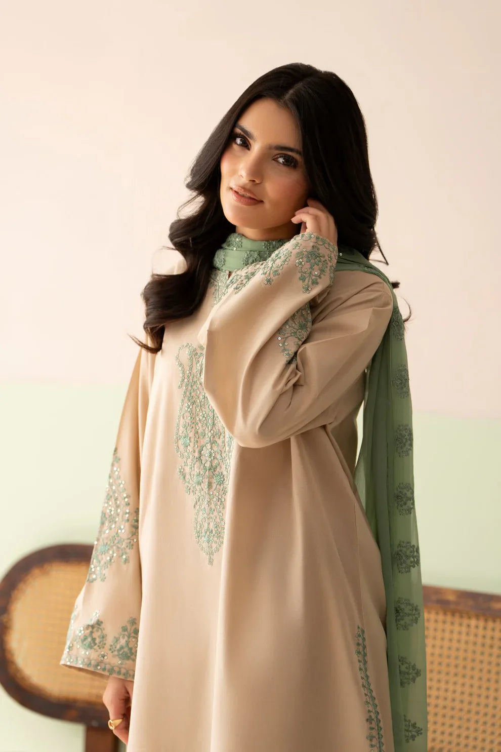 MP1205 - Limelight - Summer-3PC Lawn Embroidered Suit