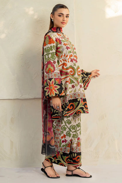 MP1158 - Jazmin - Summer 3PC Lawn Digital Print Dress