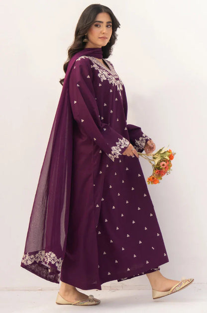 MP1112 - Dyot - Summer 3PC Lawn Embroidered Suit
