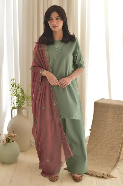 MP1122 - Dyot - Summer 3PC Lawn Embroidered Suit