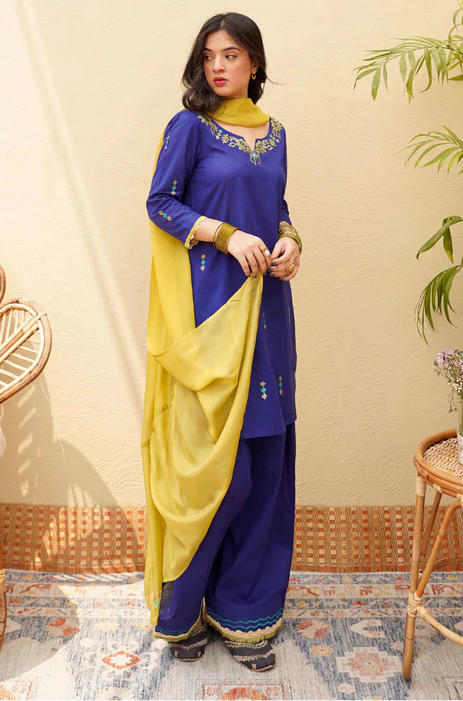 MP1123 - Dyot - Summer 3PC Lawn Embroidered Suit