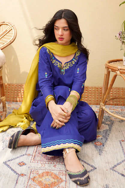 MP1123 - Dyot - Summer 3PC Lawn Embroidered Suit