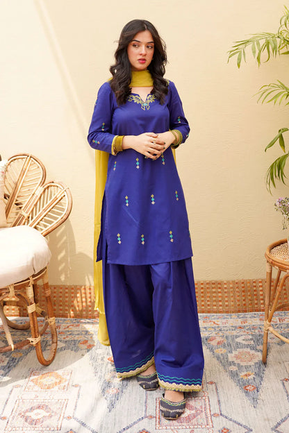 MP1123 - Dyot - Summer 3PC Lawn Embroidered Suit