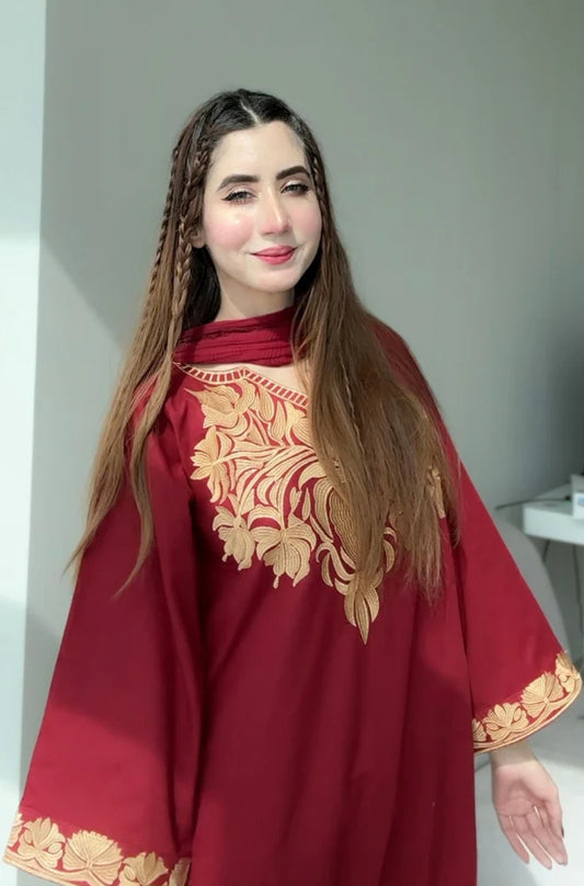 1124 - Dyot - Summer 3PC Lawn Embroidered Suit