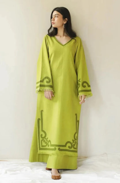MP1312 - Dyot - Winter 2PC Dhanak Embroidered Suit