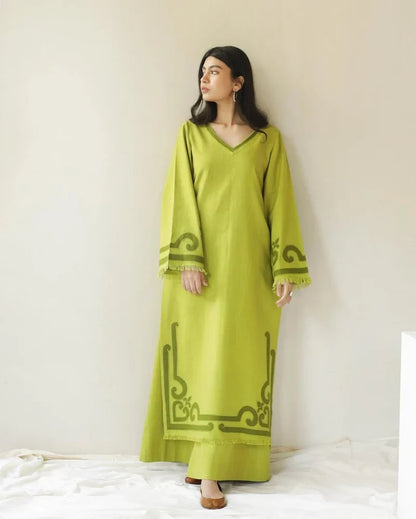 MP1312 - Dyot - Winter 2PC Dhanak Embroidered Suit