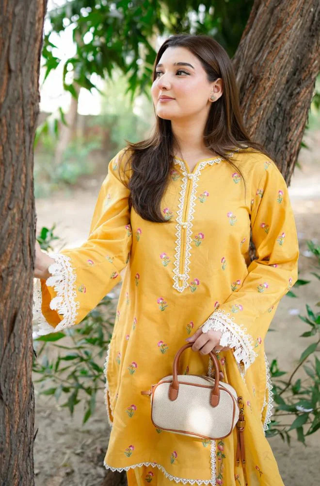 MP1204 - Summer 3PC Lawn Embroidered Suit