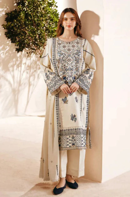 Mp3381-Florent - Winter 3PC Dhanak Embroidered Suit