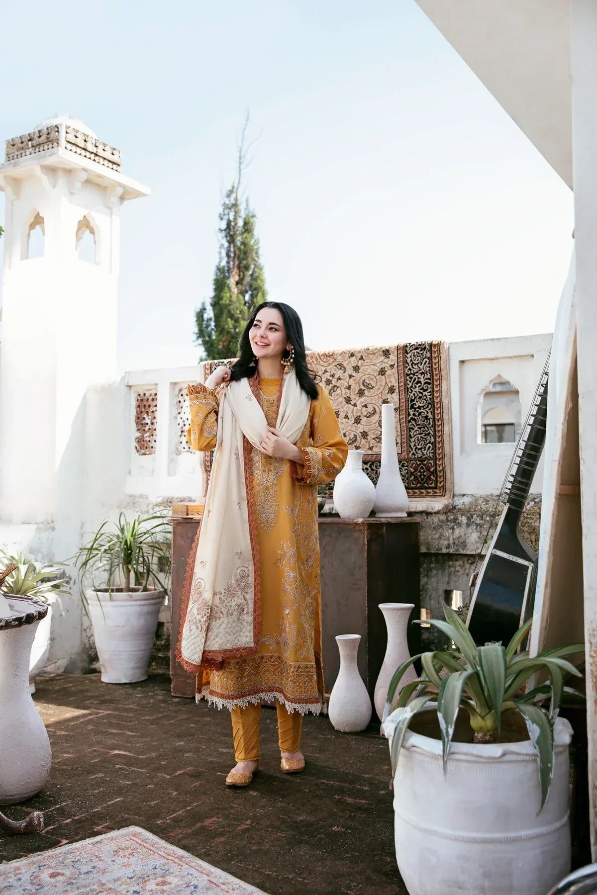 MP3346 Florent - Winter 3PC Dhanak Embroidered Suit