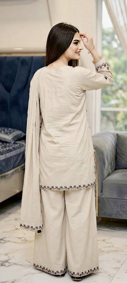 MP1244 - Cross Stitch - Summer Embroidery 3pc Suit Lawn