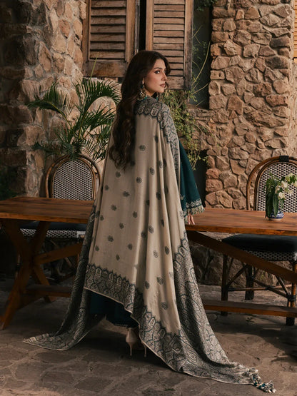 MP1336 - Izel - Winter 3PC Dhanak Embroidered Suit