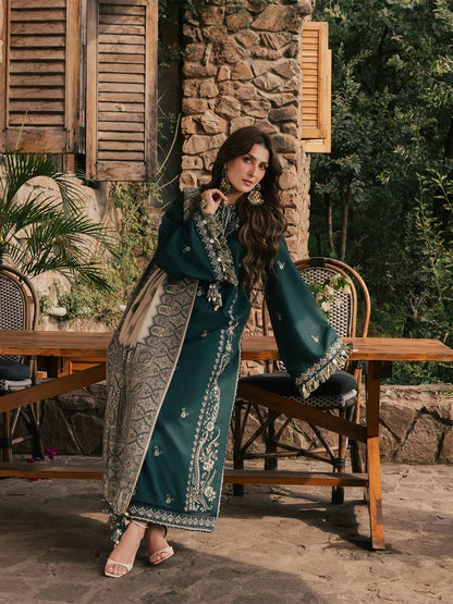 MP1336 - Izel - Winter 3PC Dhanak Embroidered Suit