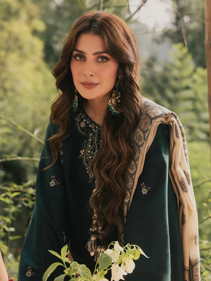 MP1336 - Izel - Winter 3PC Dhanak Embroidered Suit