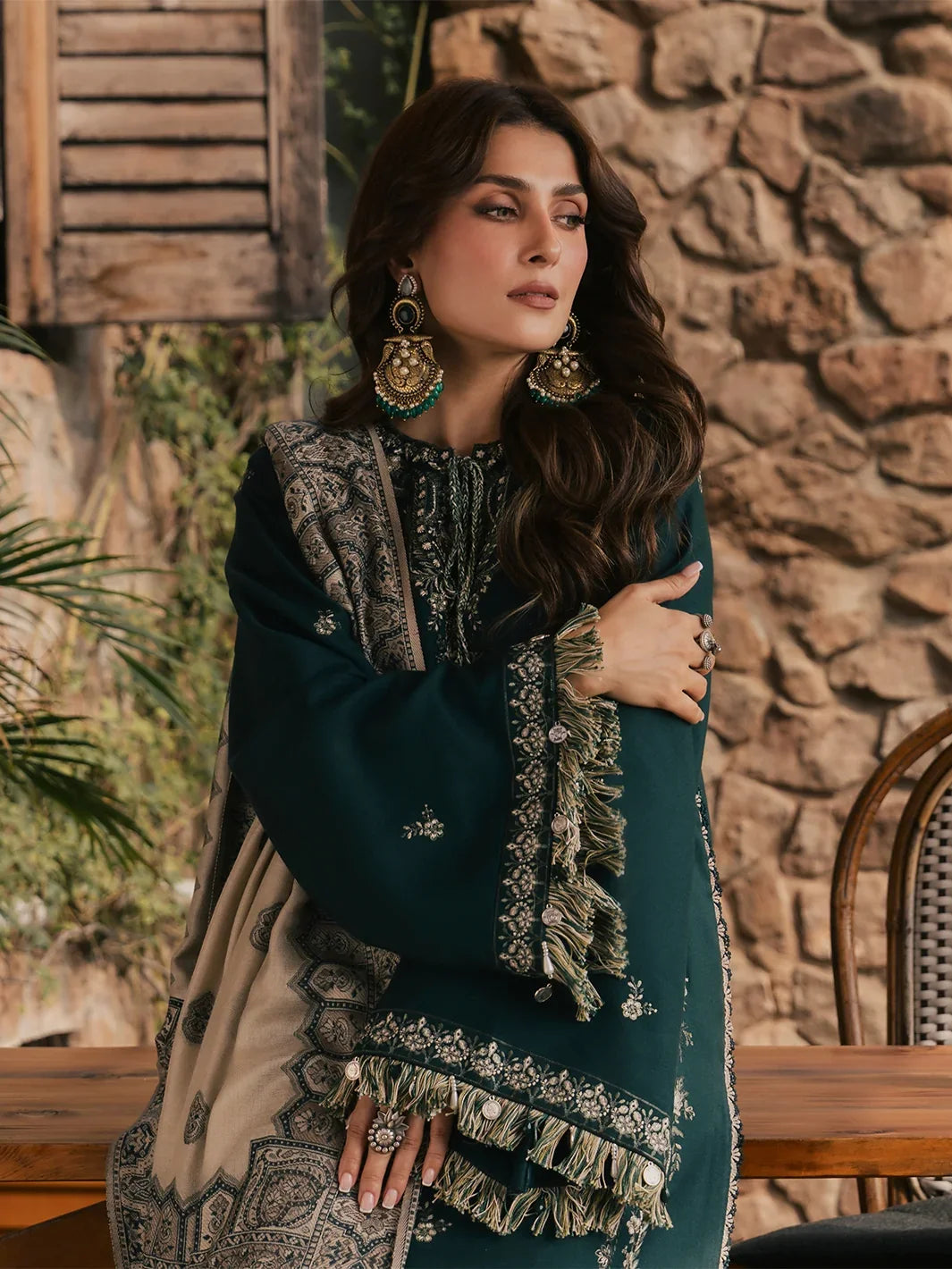 MP1336 - Izel - Winter 3PC Dhanak Embroidered Suit