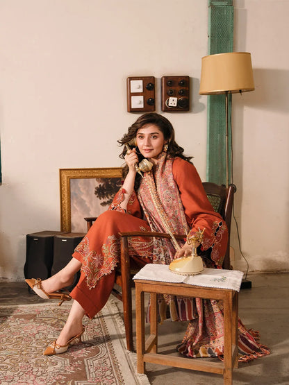 MP1357 - Izel - Winter 3PC Dhanak Embroidered Suit