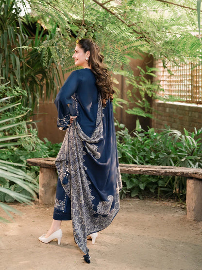 MP1358 - Izel - Winter 3PC Dhanak Embroidered Suit