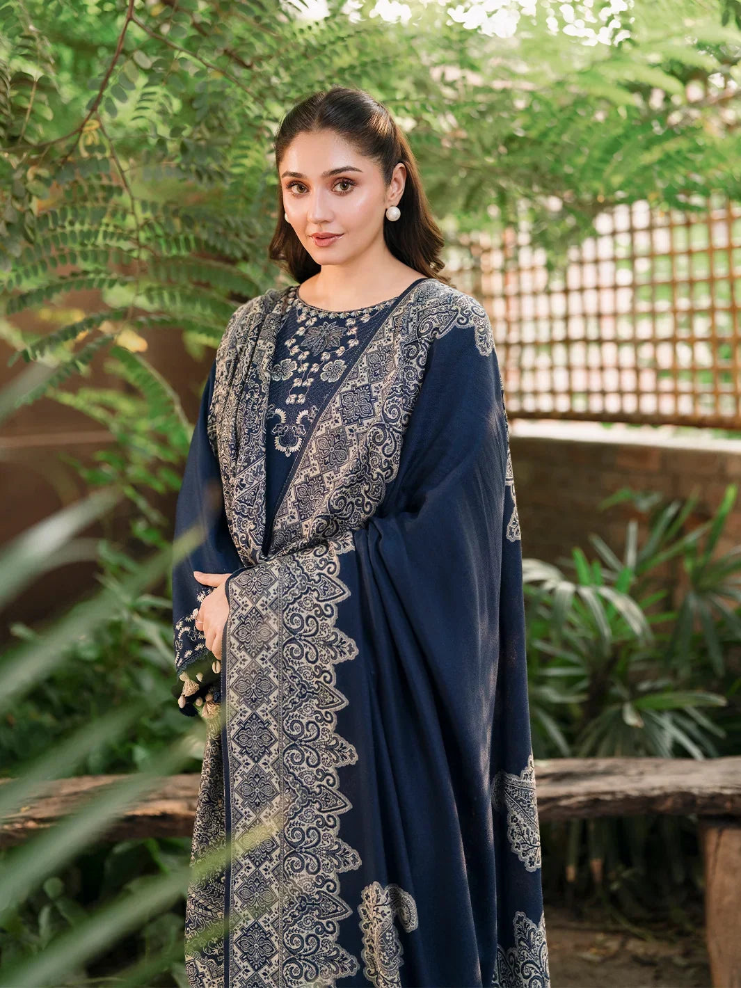 MP1358 - Izel - Winter 3PC Dhanak Embroidered Suit