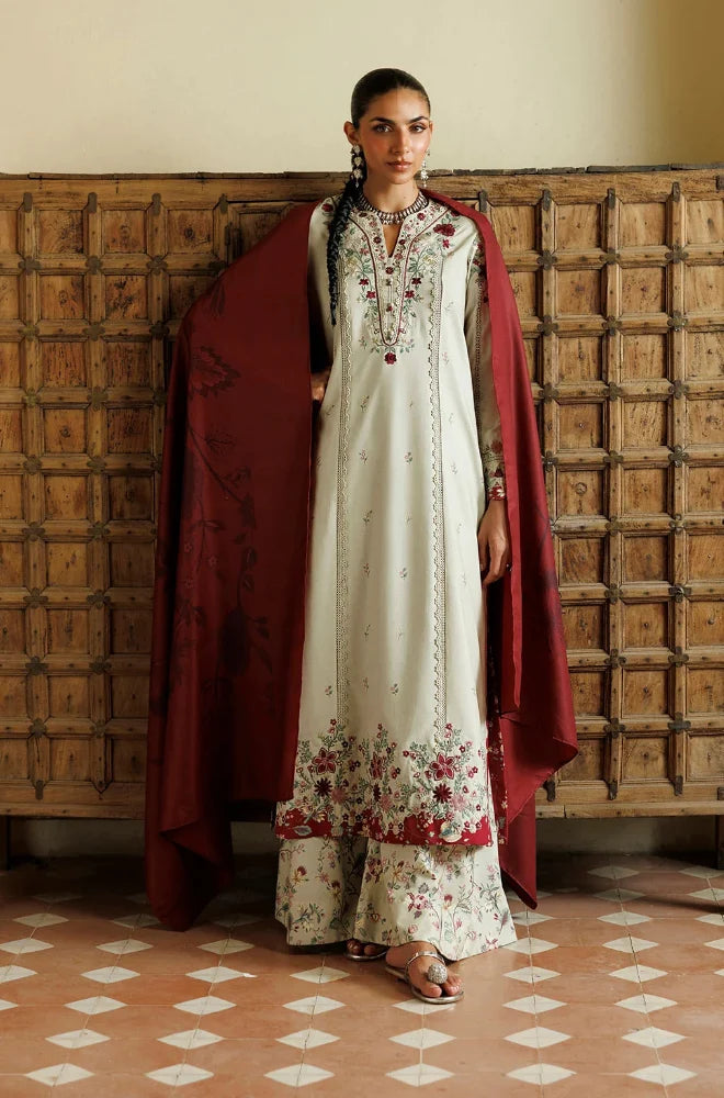 MP1331 - Iznik - Winter 3PC Dhanak Embroidered Suit