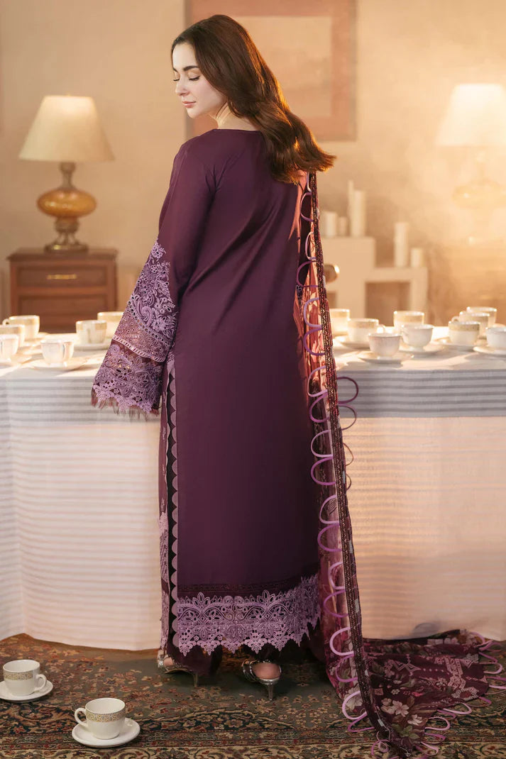 Mp3320 - Jade - Winter 3PC Dhanak Embroidered Suit