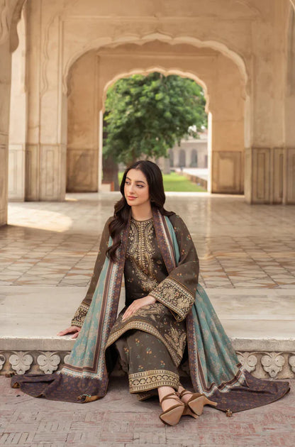 Mp1084 - Jazmin - 3PC Lawn Embroidered Suit