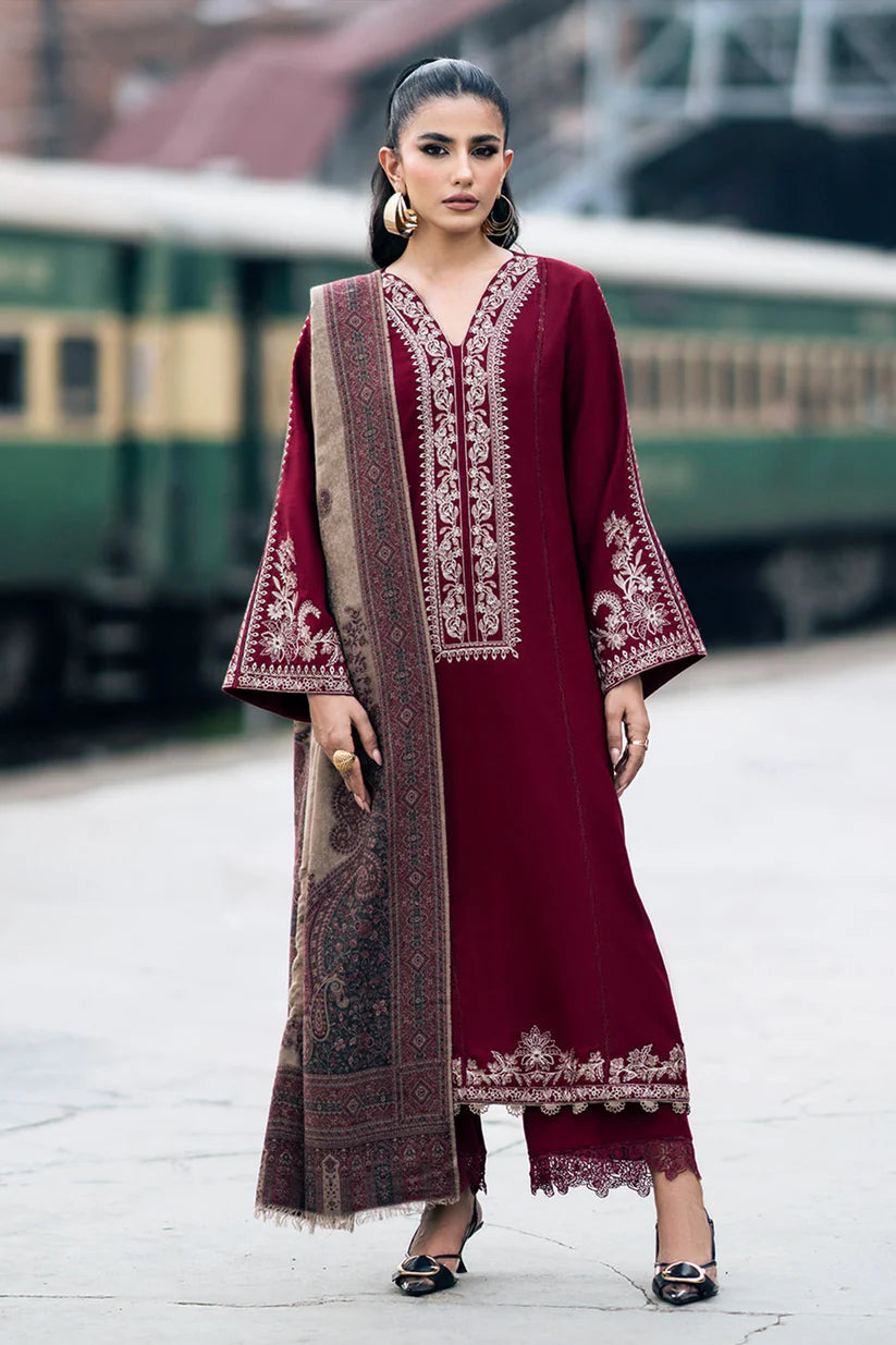 MP1108 - Jazmin - Winter 3PC Dhanak Embroidered Suit
