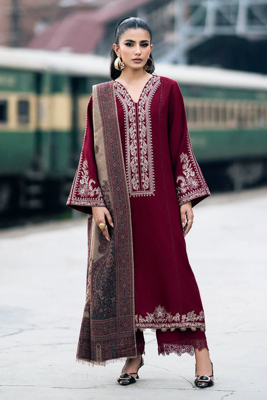 MP1108 - Jazmin - Winter 3PC Dhanak Embroidered Suit