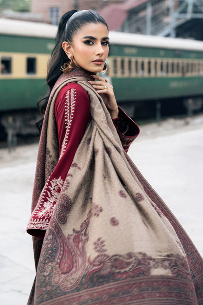 MP1108 - Jazmin - Winter 3PC Dhanak Embroidered Suit