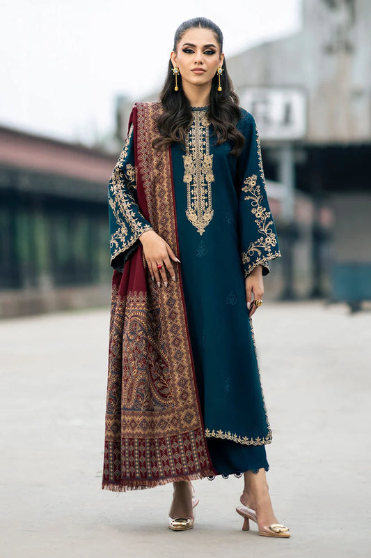 MP1109 - Jazmin - Winter 3PC Dhanak Embroidered Suit