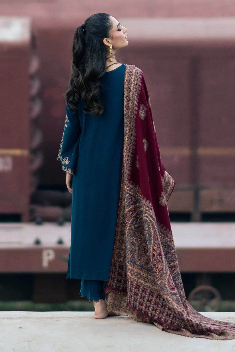 MP1109 - Jazmin - Winter 3PC Dhanak Embroidered Suit