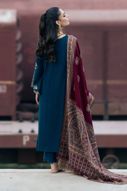 MP1109 - Jazmin - Winter 3PC Dhanak Embroidered Suit