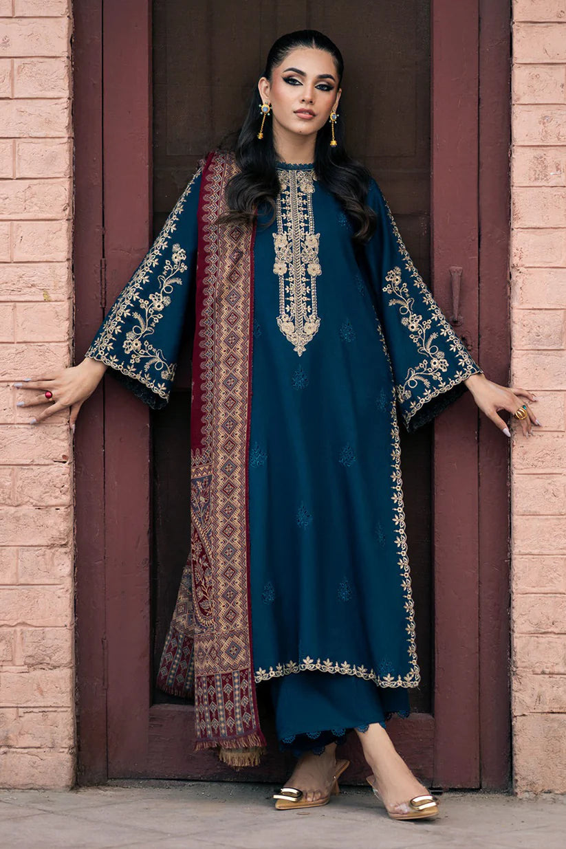 MP1109 - Jazmin - Winter 3PC Dhanak Embroidered Suit