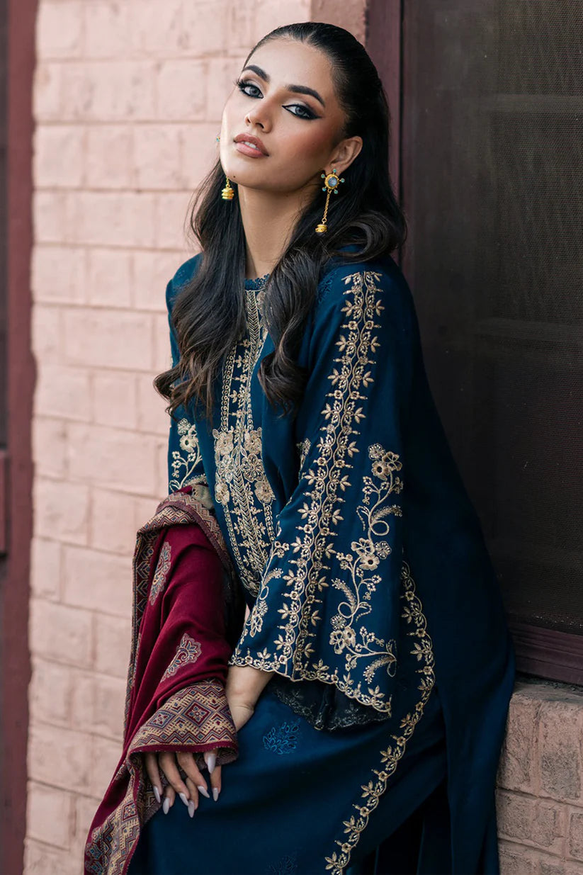 MP1109 - Jazmin - Winter 3PC Dhanak Embroidered Suit