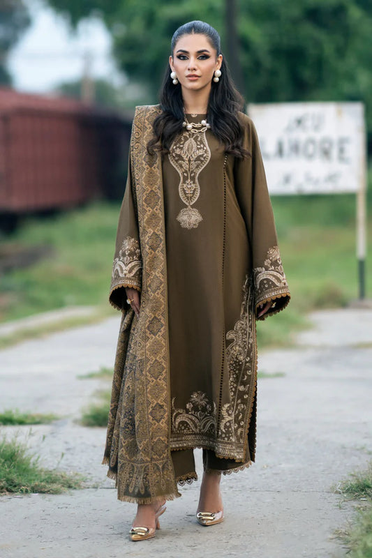MP1116 - Jazmin - Winter 3PC Dhanak Embroidered Suit