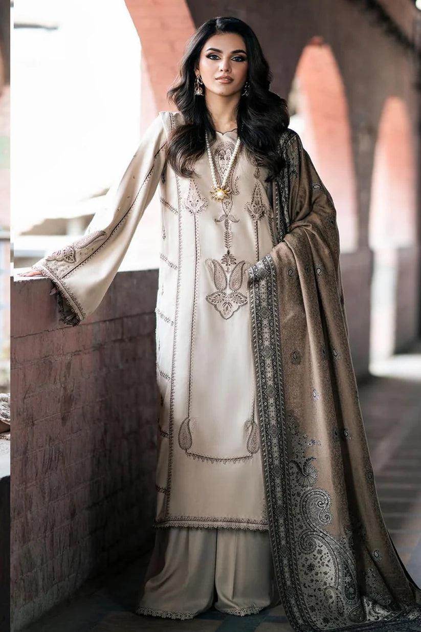 MP1117 - Jazmin - Winter 3PC Dhanak Embroidered Suit