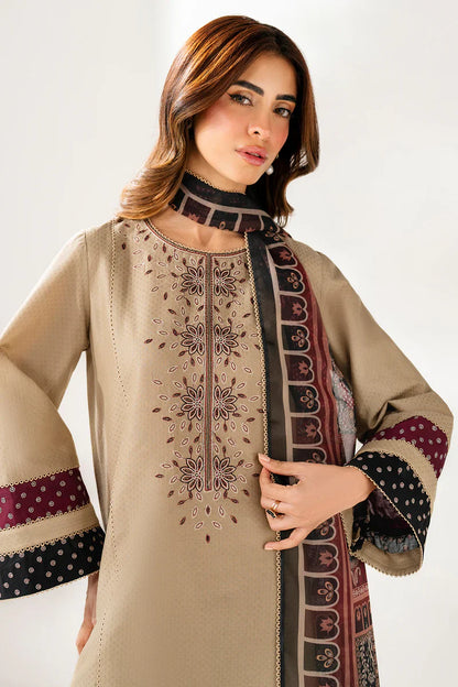 mp3361 Jazmin - Winter 3PC Dhanak Embroidered Suit