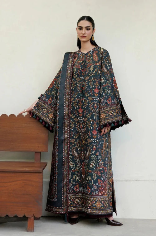 MP1328 - Jazmin - Winter 3PC Karandi Digital Print Dress