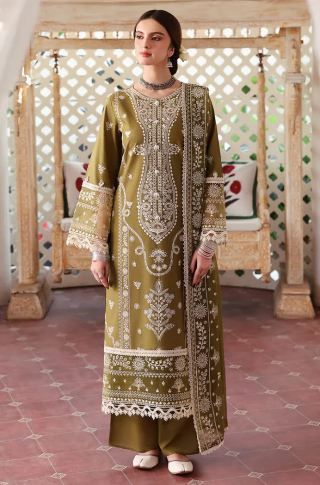 MP1110 - MAHNUR - Summer 3PC Lawn Embroidered with Sequence Suit