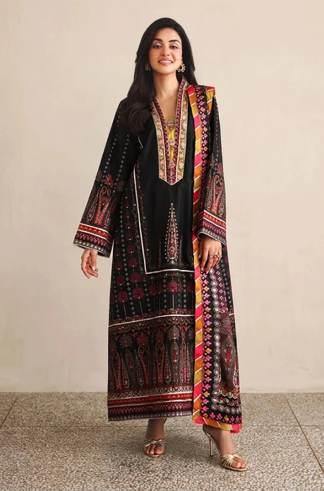 MP1314 - MUSHQ - Winter 3PC Karandi Digital Print Dress