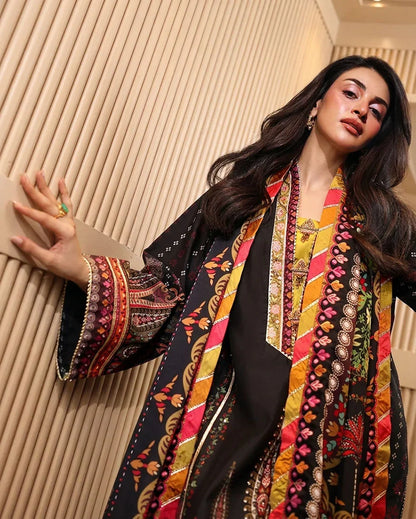 MP1314 - MUSHQ - Winter 3PC Karandi Digital Print Dress