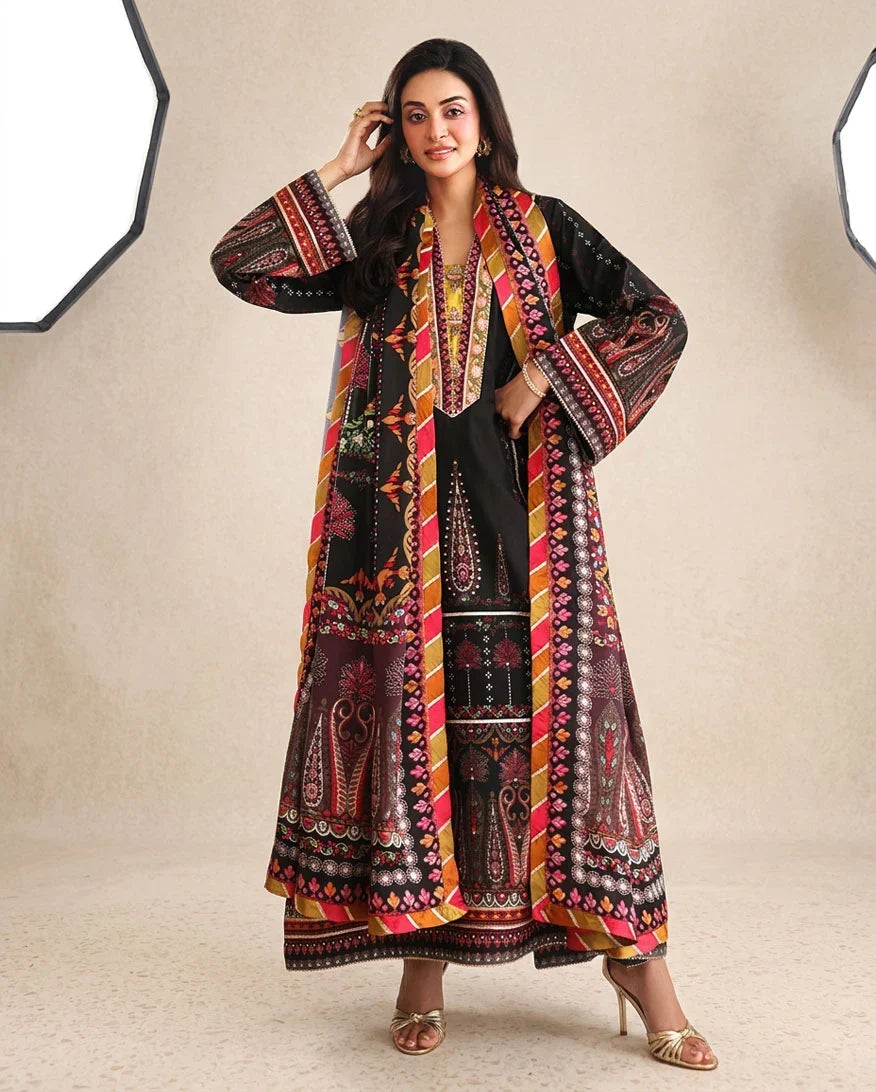 MP1314 - MUSHQ - Winter 3PC Karandi Digital Print Dress