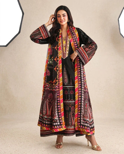 MP1314 - MUSHQ - Winter 3PC Karandi Digital Print Dress