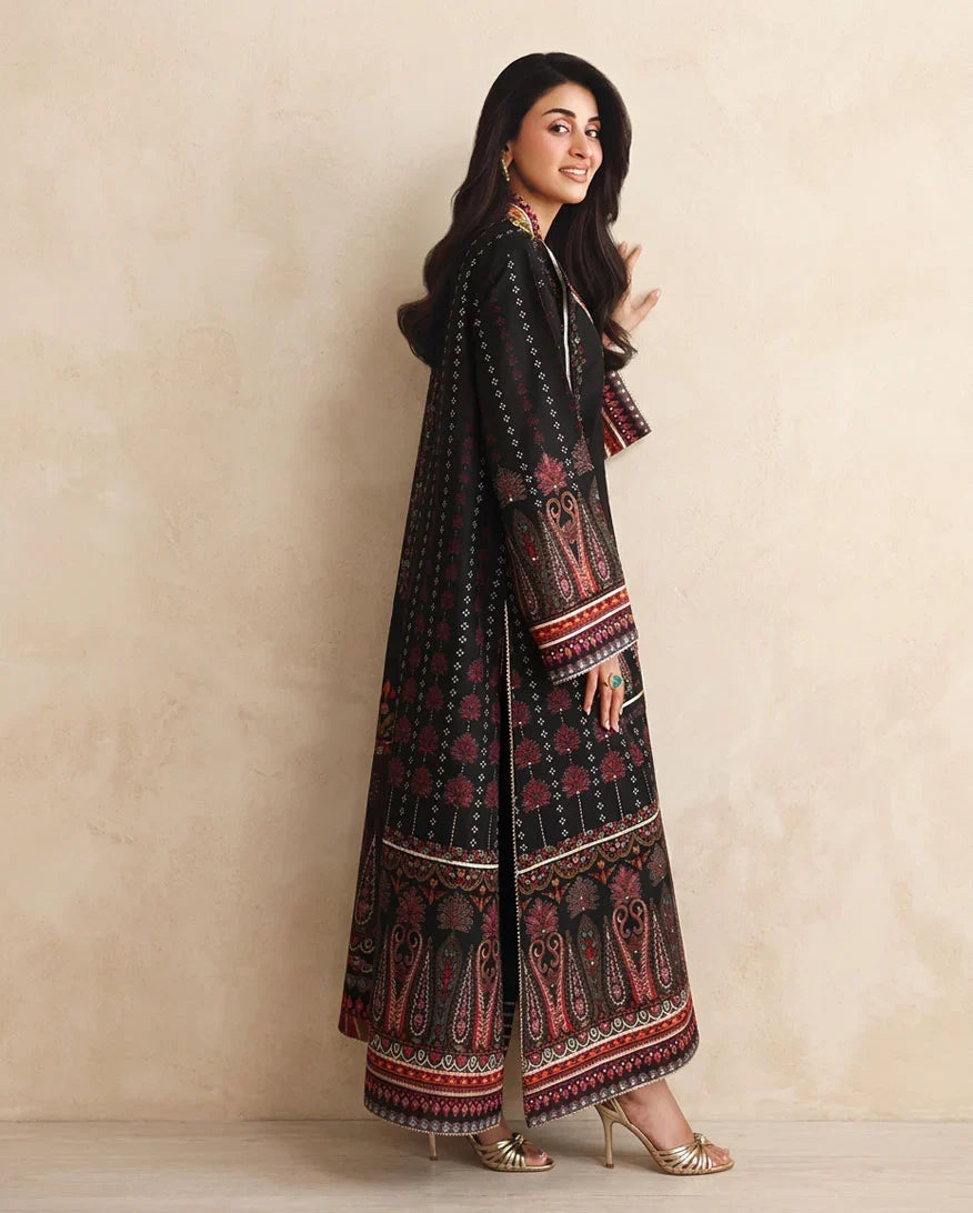 MP1314 - MUSHQ - Winter 3PC Karandi Digital Print Dress