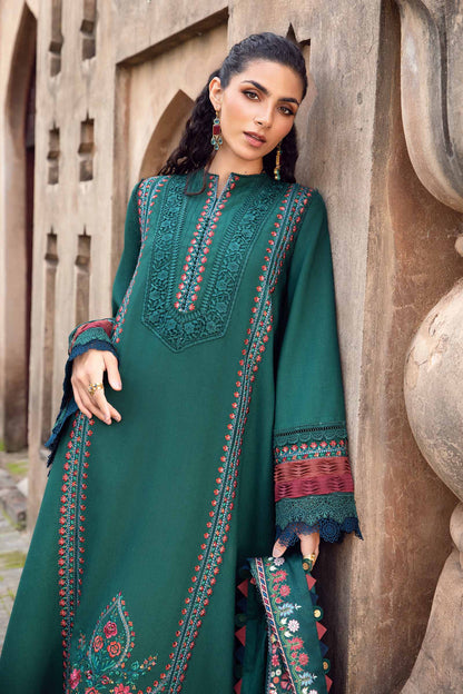 MP3370 - Maria.b - Winter 3PC Dhanak Embroidered Suit