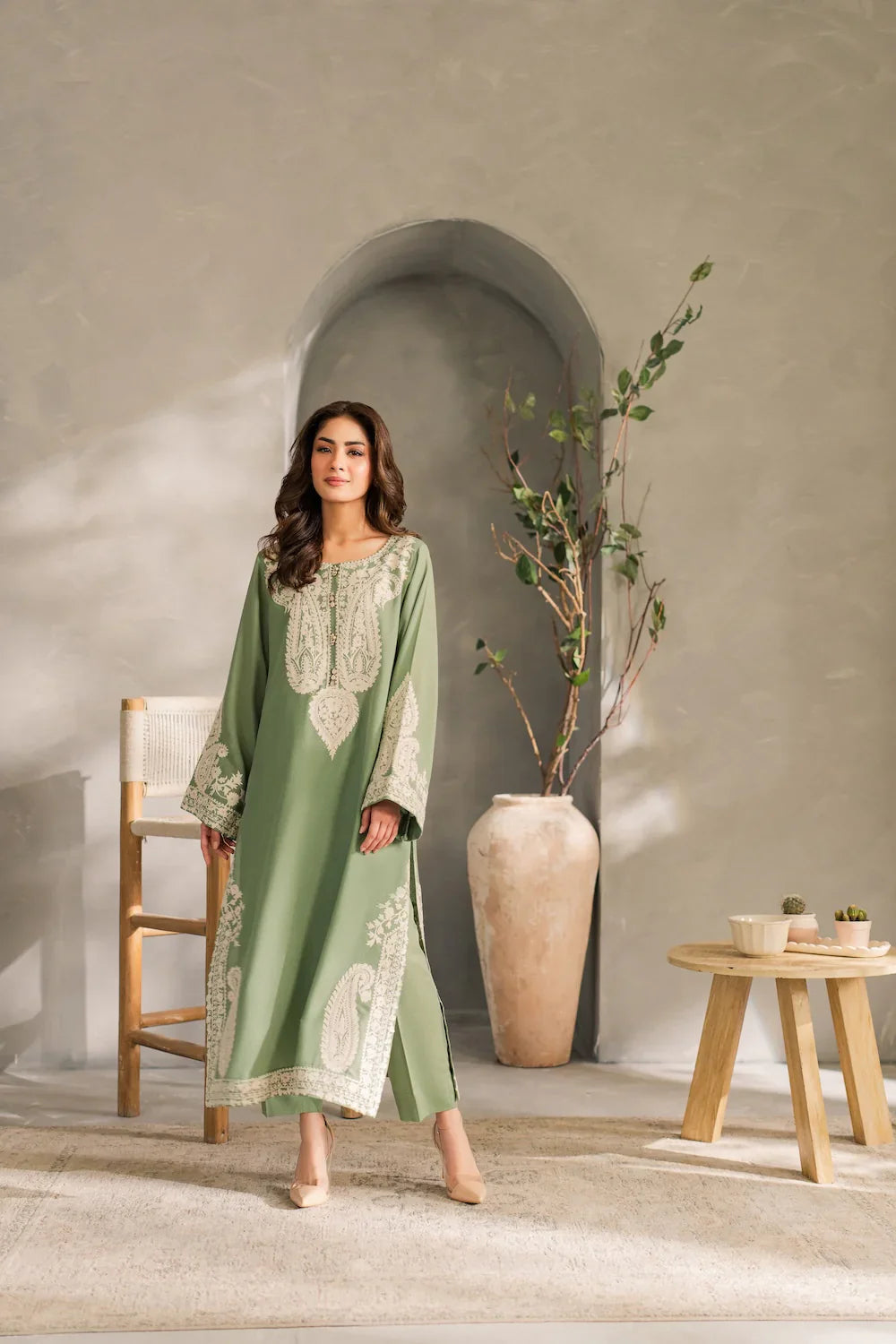 MP1125 - Mirana - Summer 3PC Lawn Embroidered Suit
